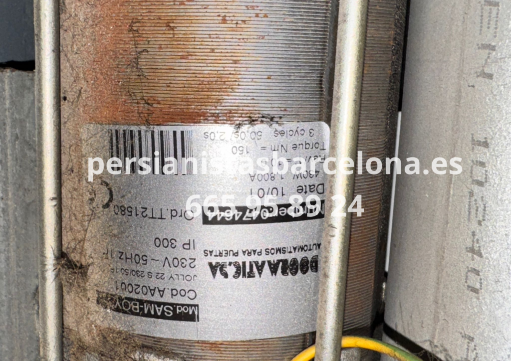 MOTORIZACIÓN DE PERSIANAS METÁLICAS