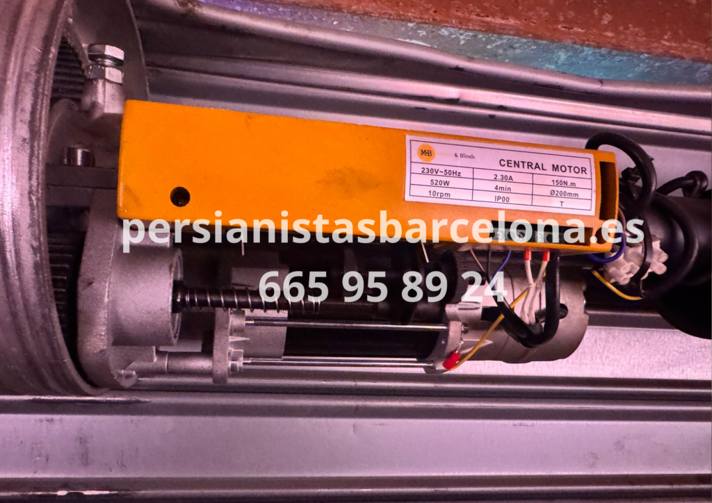 MOTORIZACIÓN DE PERSIANAS METÁLICAS