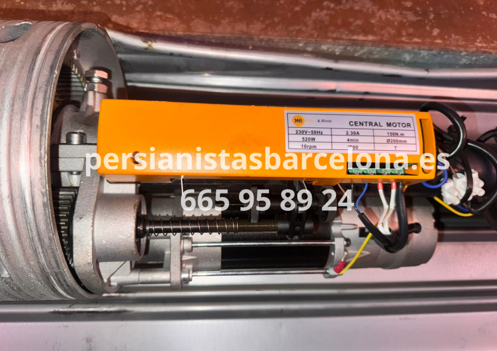 MOTORIZACIÓN DE PERSIANAS METÁLICAS